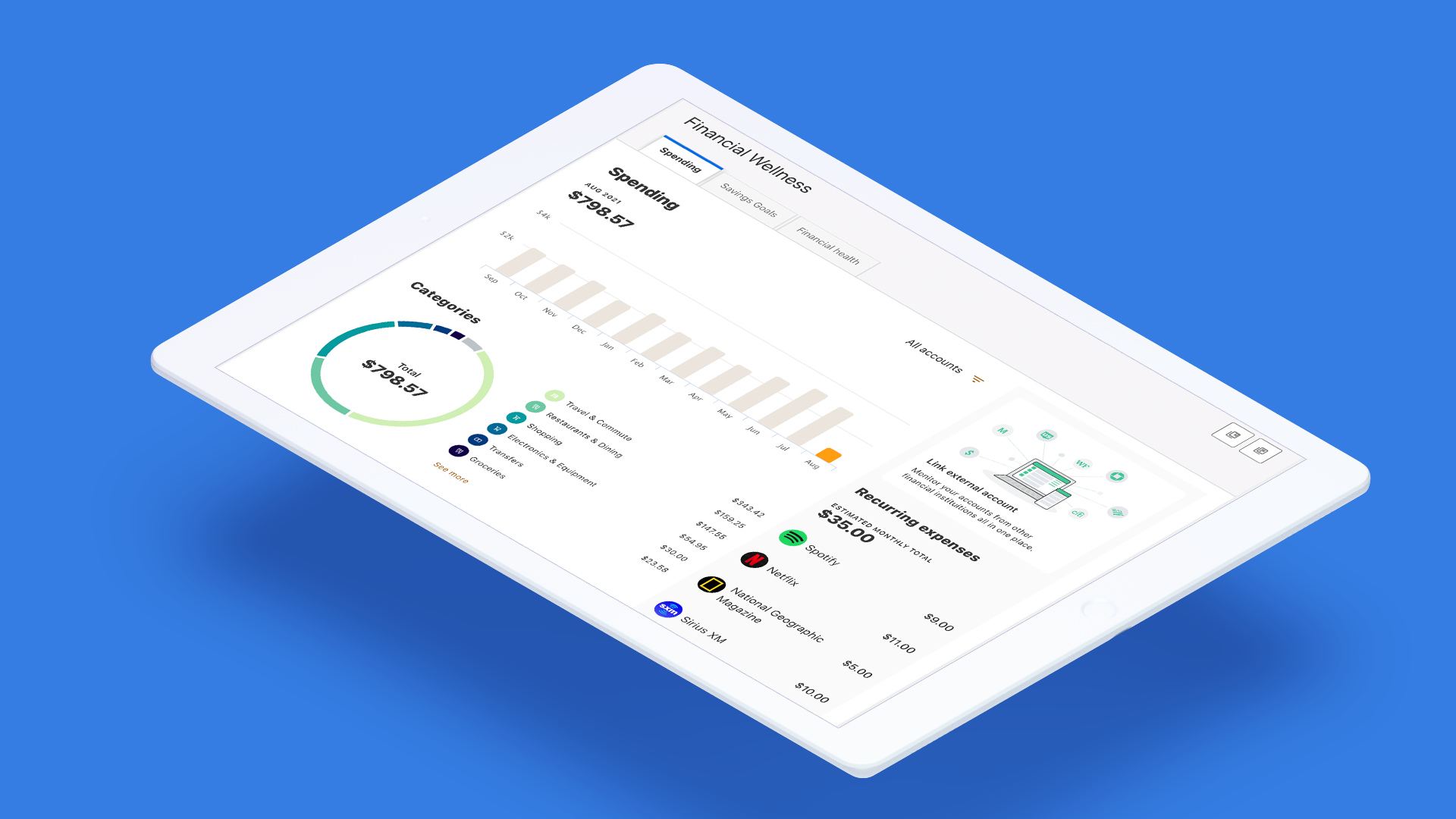 screenshot of Alkami Platform